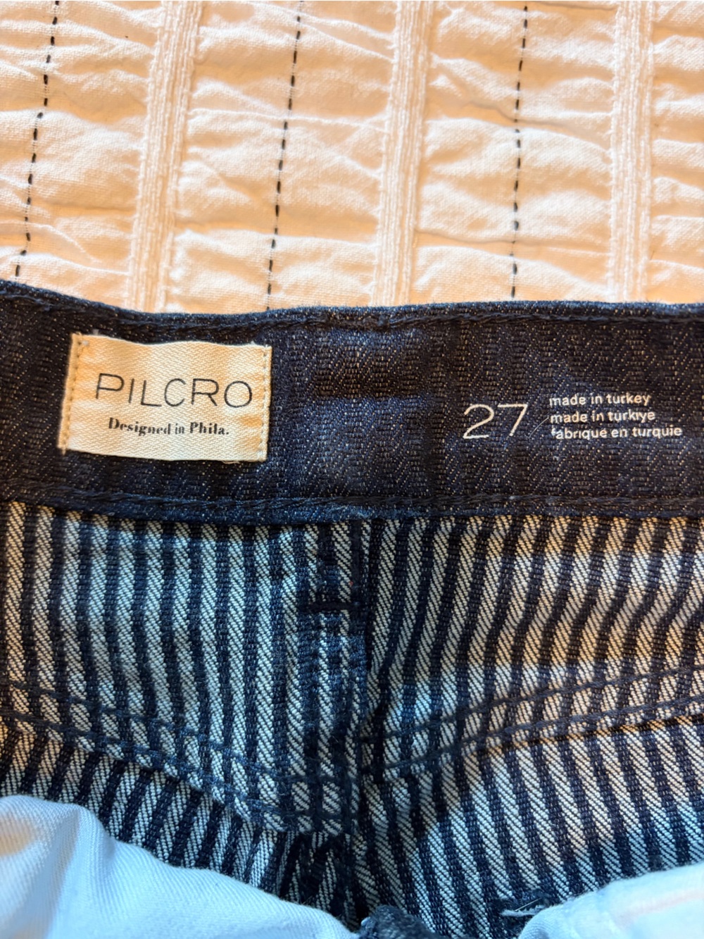 Anthropologie Pilcro High-Rise Wide-Leg Jeans in Dark Indigo - Picture 9 of 10